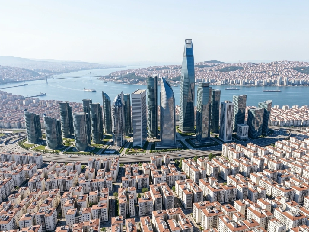 Istanbul Financial District View